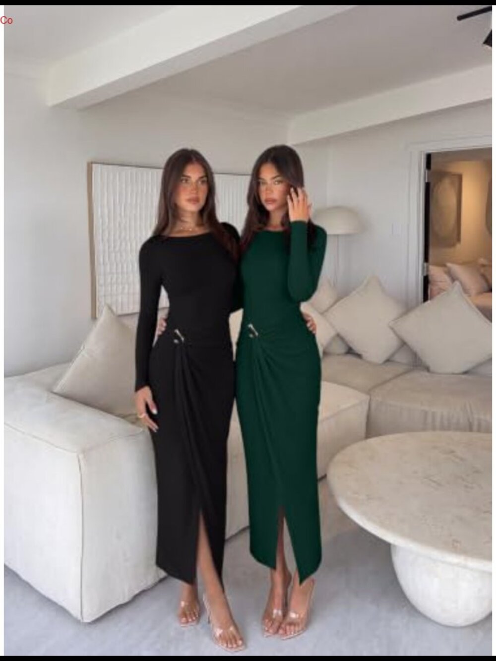Long Sleeve Boat Neck Ruched Bodycon Midi Dress Cocktail Party - Picture 4 of 6